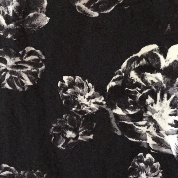 Prabal Gurung for Target Black Floral Fit and Flare Dress Size 14 Retro Print - Picture 4 of 8